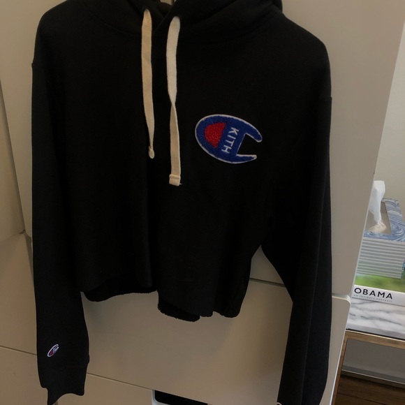 KITH x Champion Cropped Hoodie - Picture 4 of 5